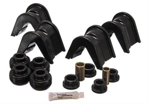 Energy Suspension 76-77 Ford Bronco/66-72 F-100/F-150 Blk 4 Deg Offset Complete 14 Pc C-Bushing Set