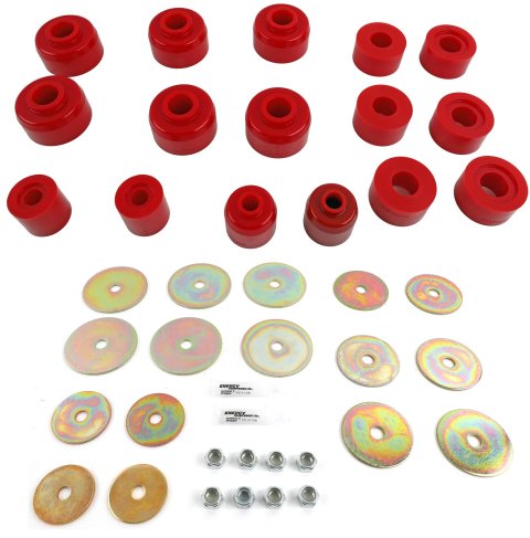 Energy Suspension 03-09 Toyota 4Runner/GX470 / 07-14 FJ Cruiser Red Body Mount Bushing Set