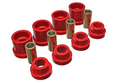 Energy Suspension 95-98 Nissan 240SX (S14) Red Rear Subframe Insert Set (Must reuse all metal parts)