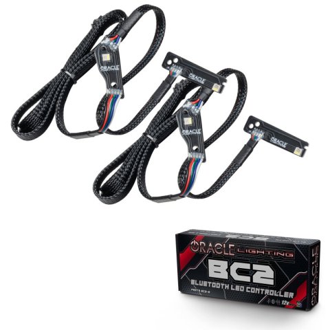 Oracle 15-21 Nissan GT-R RGB+W Lightning Bolt Headlight DRL Kit w/ BC1 Controller