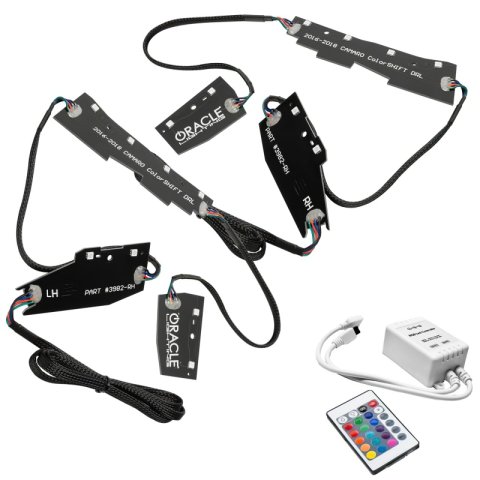 Oracle 16-18 Chevy Camaro RGB+W Headlight DRL Kit - ColorSHIFT w/ Simple Controller