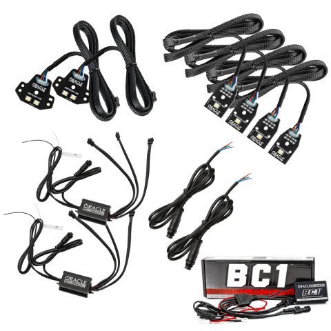 Oracle 15-21 Dodge Charger RGB+W DRL Headlight DRL Kit - ColorSHIFT w/ BC1 Controller