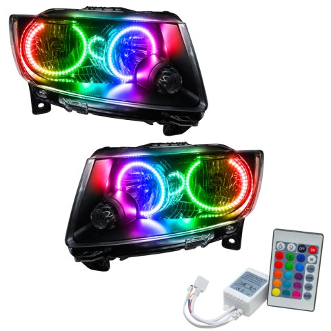 Oracle 11-13 Jeep Grand Cherokee SMD HL (Non-HID) - Chrome - w/ Simple Controller