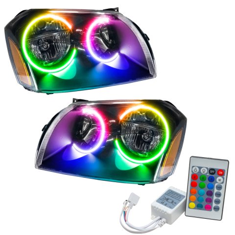 Oracle 05-07 Dodge Magnum SMD HL - Black - ColorSHIFT w/ Simple Controller