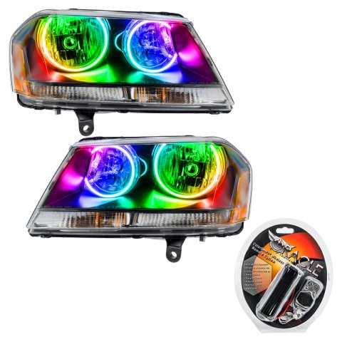 Oracle 08-14 Dodge Avenger RT SMD HL - Black - ColorSHIFT