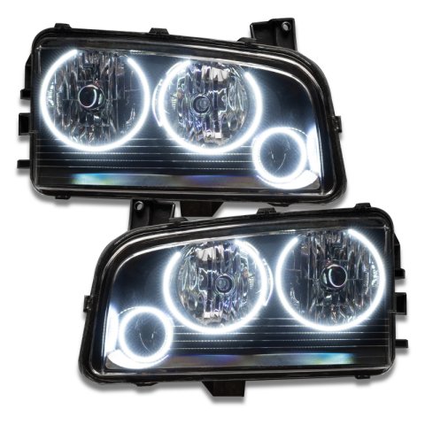 Oracle 05-10 Dodge Charger SMD HL (Non-HID) - Triple Halo - White