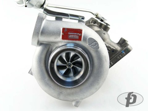 Forced Performance Mitsubishi Evo 9 Red XR57SR Turbo BB MHI 9.0CM Turbine Hsg w/25PSI WG