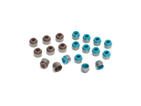 Supertech Ford Ecoboost 2.0L/2.3L Viton Integral Exhaust Valve Stem Seal - Set of 8