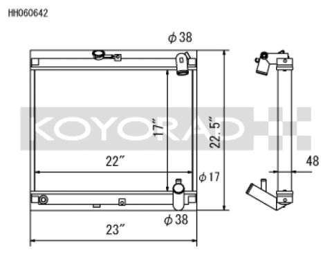 Koyo 86-88 Mazda RX-7 FC NA/Turbo (MT) Radiator