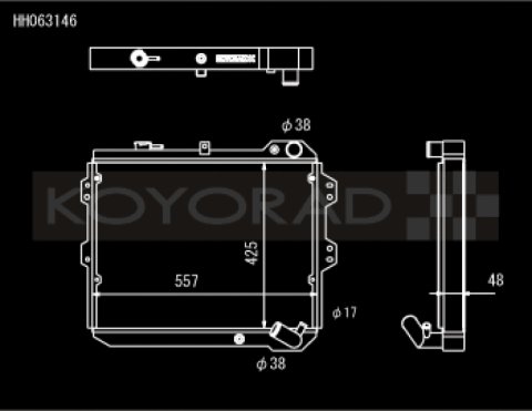Koyo 83-85 Mazda RX-7 fits 1.1/1.3L MT (Includes GSL-SE Trim)