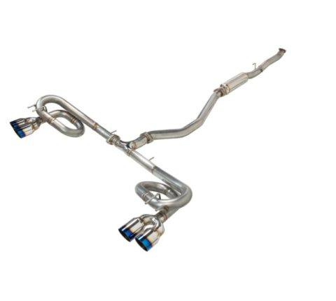 Remark 2022+ Honda Civic Hatchback Sport Touring FL1 (Link Loop)Cat-Back Exhaust Burnt Stainless Tip