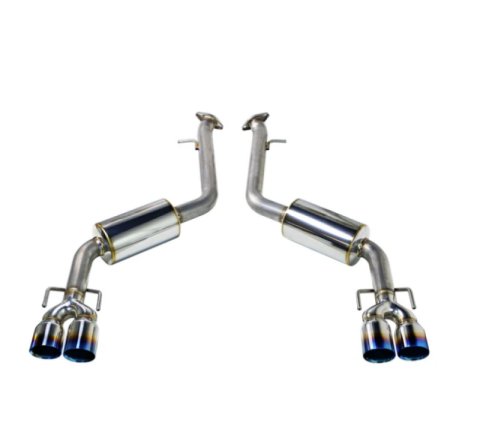 REMARK 17-20 Lexus IS200/300/350 Axle Back Exhaust - SS Double Wall Burnt Tip (Muffler Version)