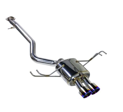 REMARK 2022+ Toyota GR Corolla Cat-Back Exhaust - Dual Tips Center Exit (Burnt SS)