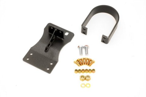 BMR 10-15 5th Gen Camaro V8 Automatic Front Driveshaft Safety Loop - Black Hammertone