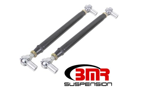BMR 99-04 Mustang Chrome Moly Lower Control Arms w/ Double Adj. Rod Ends - Black Hammertone