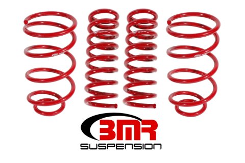 BMR 64-66 A-Body Lowering Spring Kit (Set Of 4) - Red