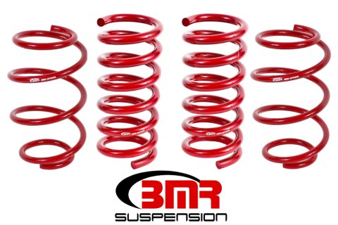 BMR 15-17 S550 Mustang Performance Version Lowering Springs (Set Of 4) - Red