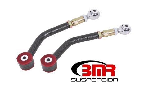 BMR 08-17 Challenger Upper Control Arms On-Car Adj. Rod Ends (Polyurethane) - Black Hammertone