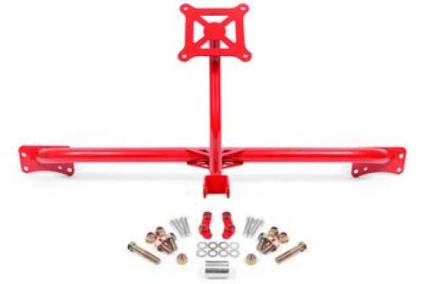 BMR 2015-2019 Ford Mustang Bolt-On Parachute Mount - Red