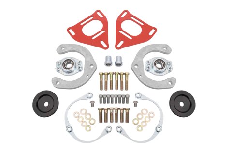 BMR 16-24 Chevrolet Camaro Caster Camber Plates (Coil-Over Only) - Red