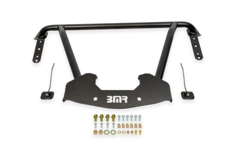 BMR 64-67 GM A-Body Bolt-On Front Reinforcement Chassis Brace - Black Hammertone