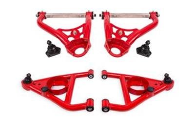 BMR 67-69 GM F-Body / 68-74 X-Body Non-Adj. Upper & Lower A-Arms (Polyurethane) - Red