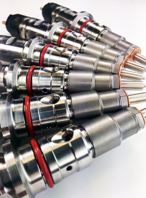 DDP 07.5-18 Dodge Cummins 6.7L Reman Injector Set - 50hp (15% Over)