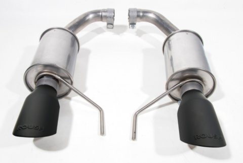 Roush 2024 Ford Mustang GT/EcoBoost Dual Tip Axle Back Exhaust w/ Black Tips
