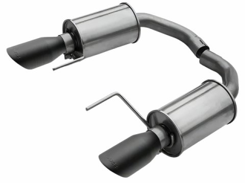 Roush 15-26 Mustang V6 / EcoBoost Black Tip Axle Back Exhaust