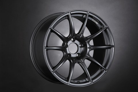 SSR GTX01 18x8.5 5x100 44mm Offset Flat Black Wheel 02-05 WRX