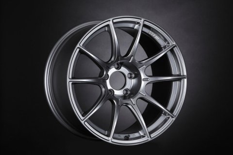 SSR GTX01 19x8.5 5x114.3 38mm Offset Dark Silver Wheel 11+ WRX / 08+ STI / 11+ tC / 93-98 Supra