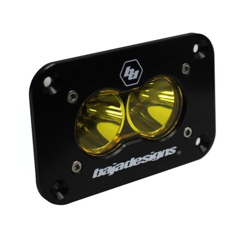 Baja Designs S2 Sport Flush Mount Spot Pattern LED Work Light - Amber