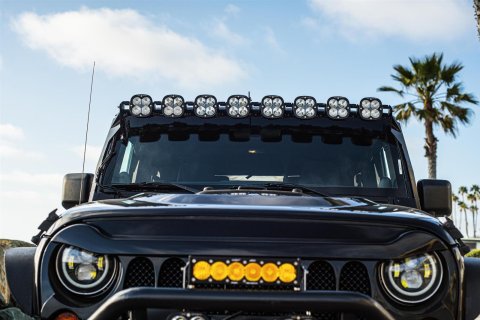 Baja Designs 07-16 Jeep Wrangler JK XL Linkable Roof Bar Kit