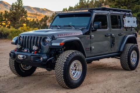 Baja Designs 2018+ Jeep Wrangler JL/JT OnX6+ 50in Roof LED Light Bar Kit w/ Upfitter