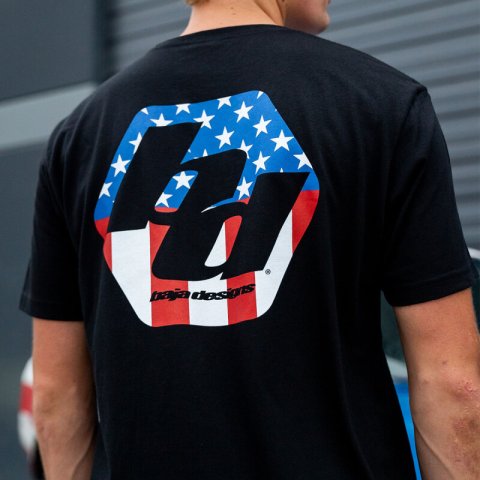 Baja Designs Freedom Mens T-Shirt Universal - Medium Black