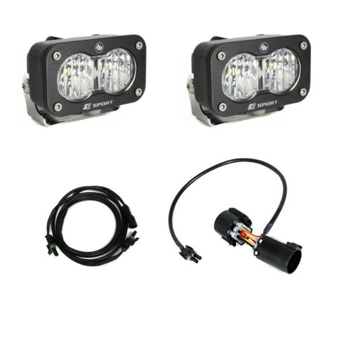 Baja Designs 23-24 Ford F250/F350 Super Duty S2 Sport Dual Reverse Light Kit w/Trailer Hitch Harness