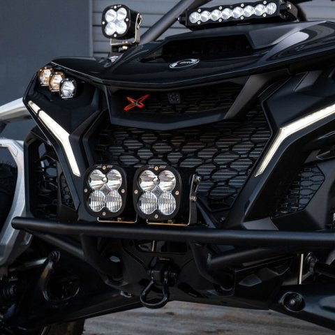 Baja Designs 2024+ Can-Am Maverick R XL 80 Pre-Runner Bumper Kit - Clear