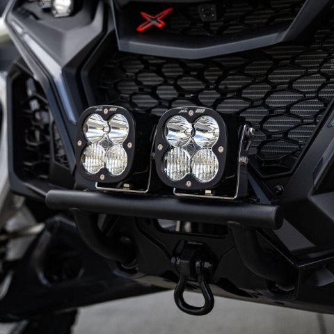 Baja Designs 2024+ Can-Am Maverick R XL80 Push Bar Bumper Kit - Clear