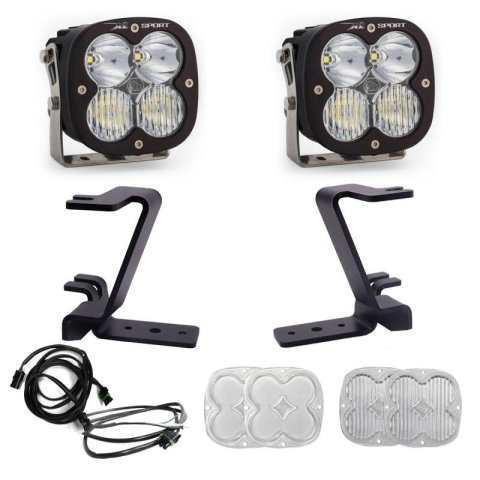 Baja Designs 2023+ Ford F-250/350 Super Duty XL Sport A-Pillar Light Kit w/ Upfitter