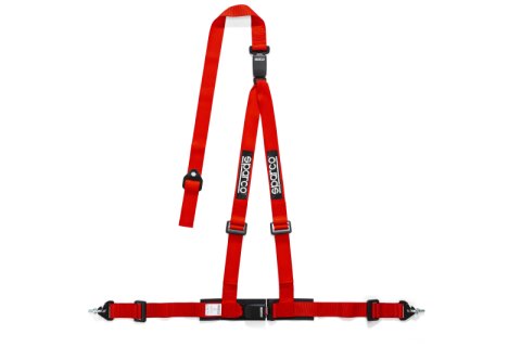 Sparco Belt 2 Inch Red 3Pt Double Release