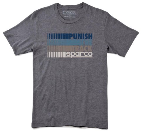 Sparco T-Shirt Punish Gry Sml