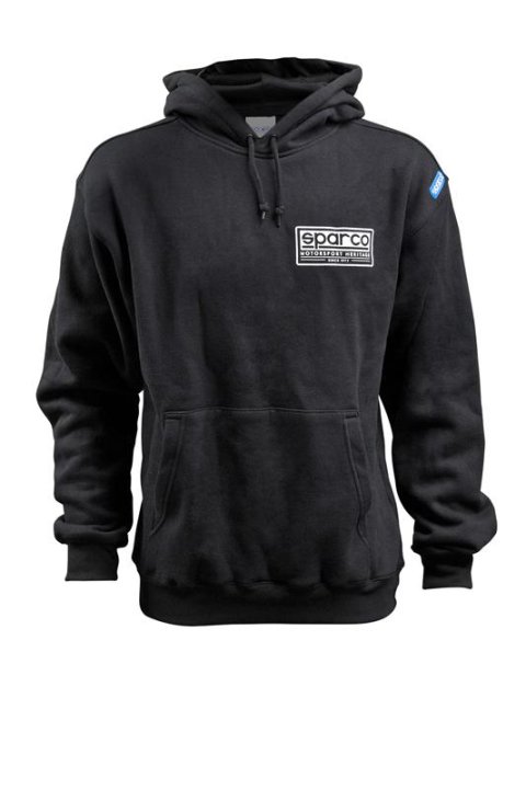 Sparco Sweatshirt Hooded Heritage Blk Xl