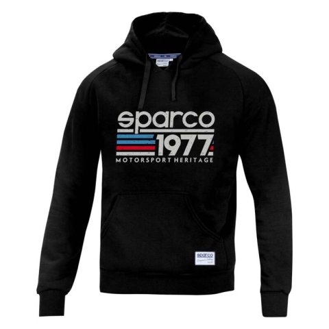Sparco Hoodie 1977 SMALL Black