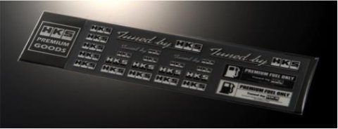 HKS HKS STICKER VARIETY