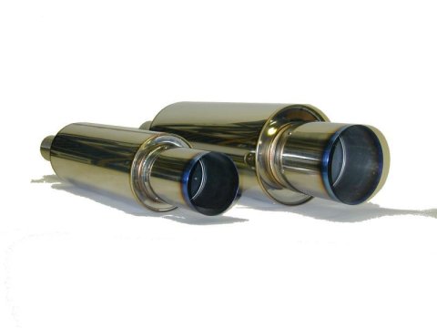 HKS Universal Stainless Hi Power 170mm Titanium Muffler