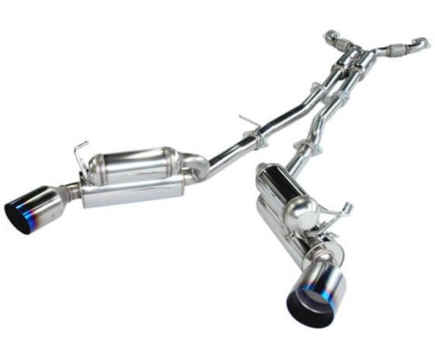 HKS 03-07 G35 Dual Hi-Power Ti Tip Catback Exhaust (SUS304 NO COATING)