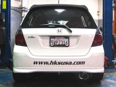 HKS 07-08 Honda Fit Hi Power Exhaust (SUS304 NO COATING)