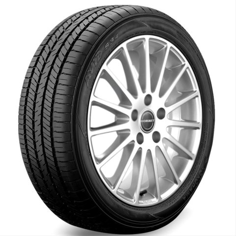 Yokohama Avid S34D Tire - P205/50R17 88V