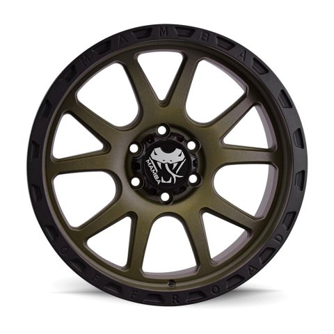 Mamba M27 17x9 6x139.7 ET12 Matte Bronze / Black Lip