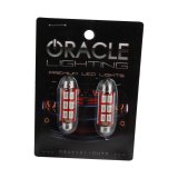 Oracle 44MM 6 LED 3-Chip Festoon Bulbs (Pair) - Red thumbnail 3